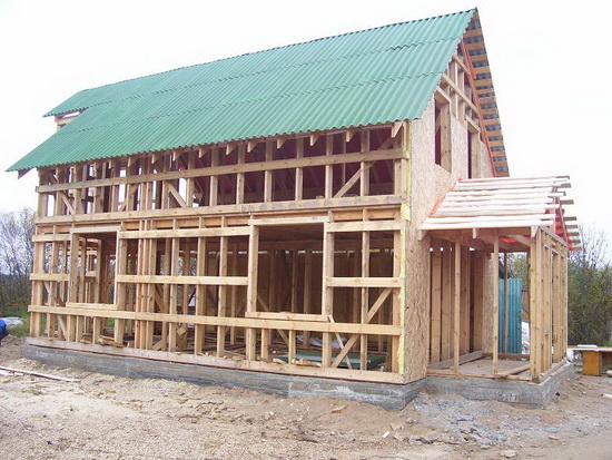 Dřevěný rám dům cestujících klientů